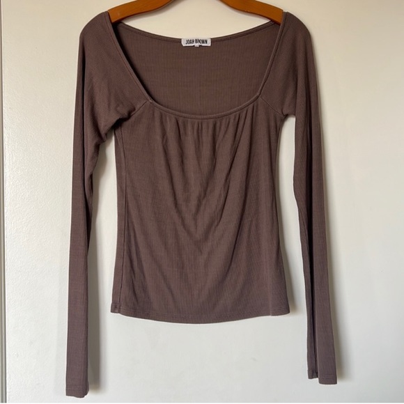 Joah Brown long sleeved square neck m/l - Picture 4 of 4